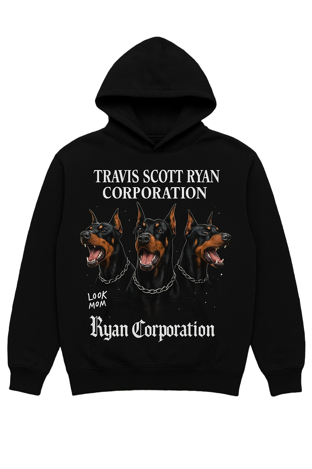 Gothic Doberman Graphic Hoodie