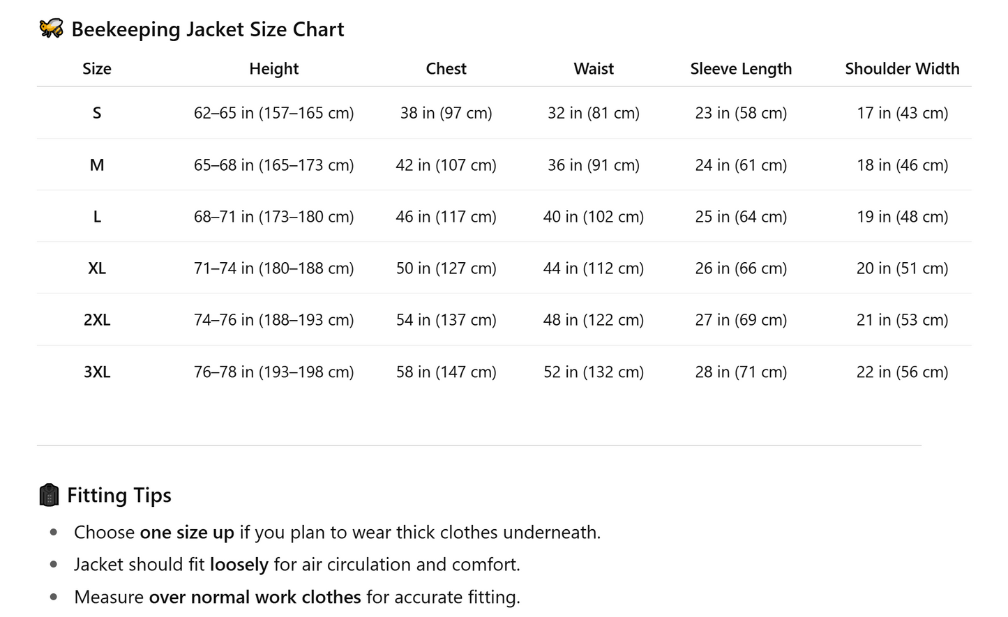 Pro 3-Layer Ventilated Beekeeper Jacket with Fencing Veil Professional Protection