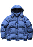 Ryan Corporation Blue Quilted Puffy Jacket with Hood