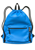 Bright Blue Drawstring Backpack