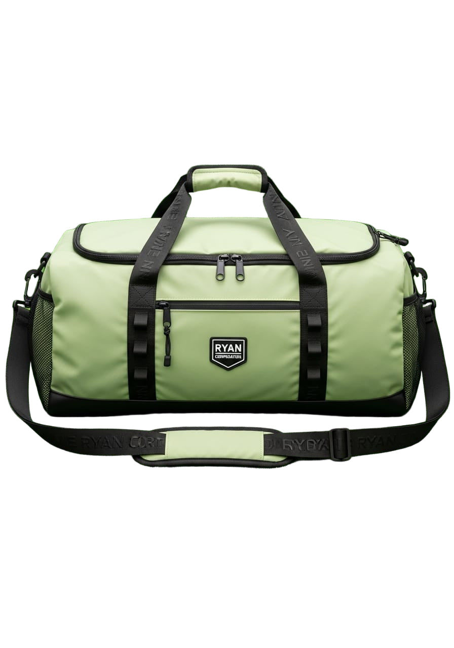 RYAN CORPORATION Lime Green Duffel Bag