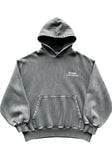 Washed Charcoal Oversized Hoodie Ryan Corporation