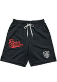 Black Jersey Shorts – Ryan Corporation Shield Logo