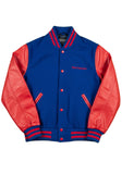 Royal Blue & Red Varsity Letterman Jacket