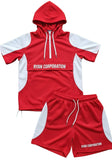 Red & White Athletic Set "RYAN CORPORATION" Performance Edition