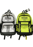 Ryan Corporation Backpacks White/Gray & Neon Yellow/Black