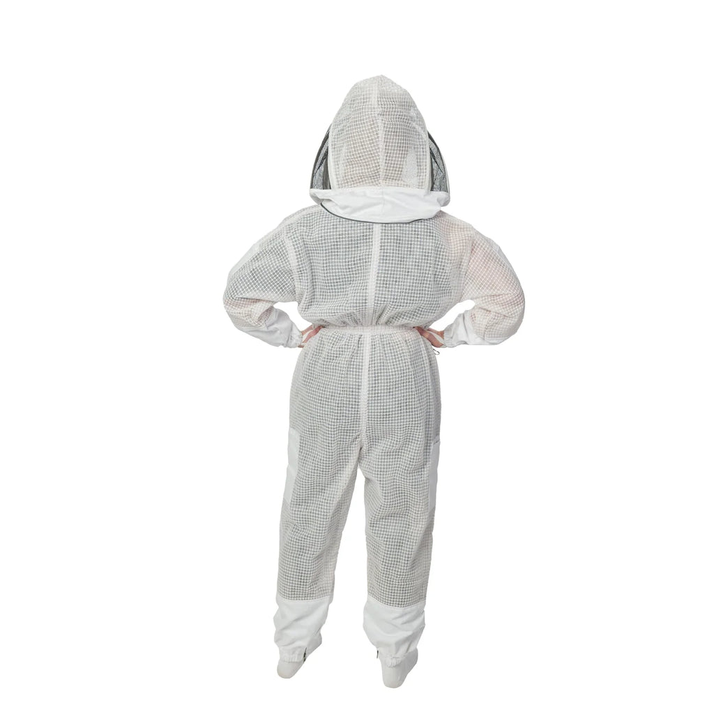 White Beekeeping Suit with Fencing Veil Ultimate Protection