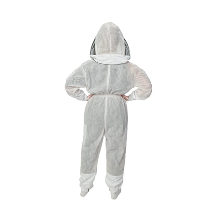 White Beekeeping Suit with Fencing Veil Ultimate Protection