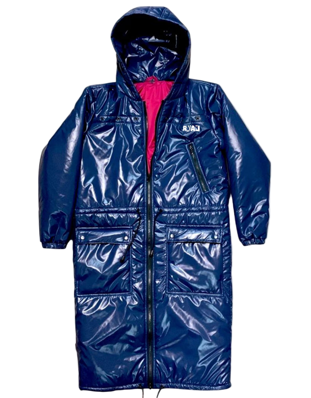 Shiny Nylon Jacket  with lining