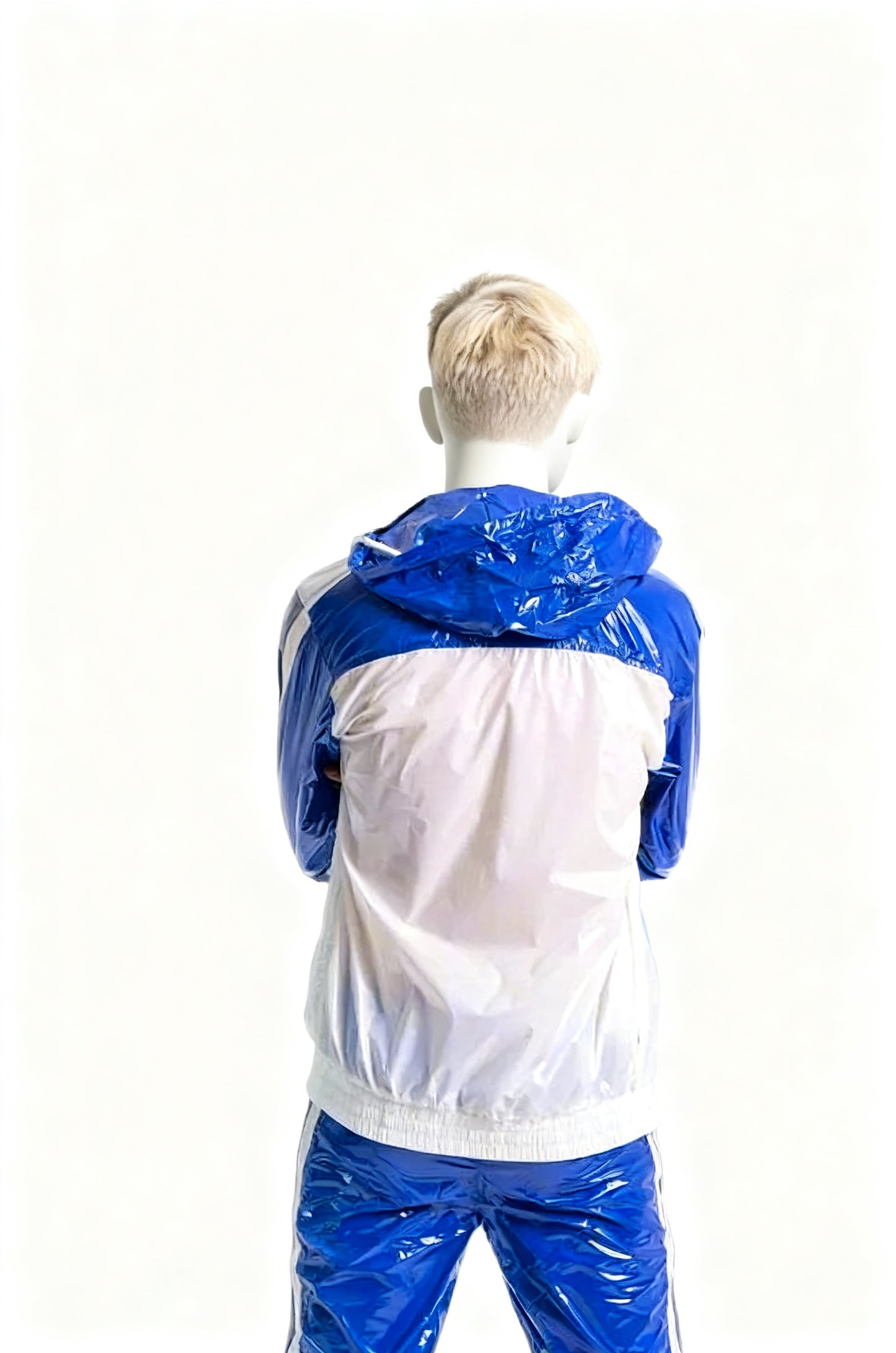 Royal Blue & White Tracksuit  Retro Reflective Design