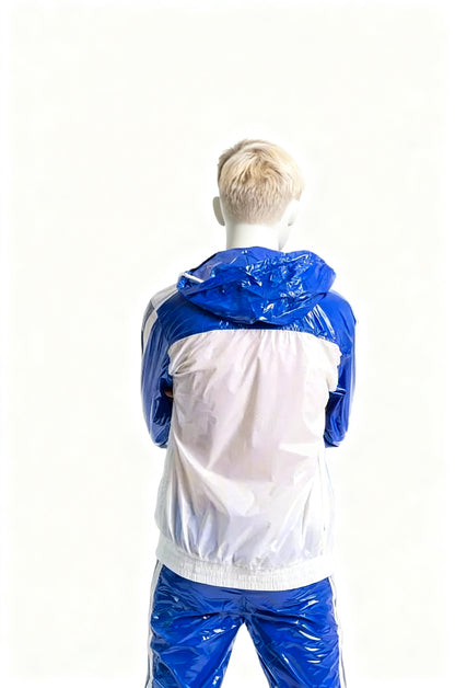 Royal Blue & White Tracksuit  Retro Reflective Design