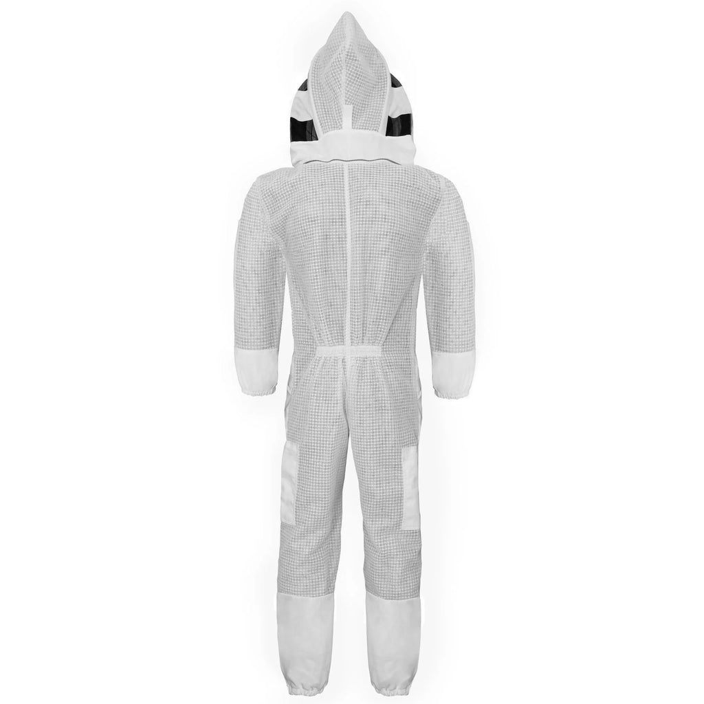 White Beekeeping Suit with Fencing Veil