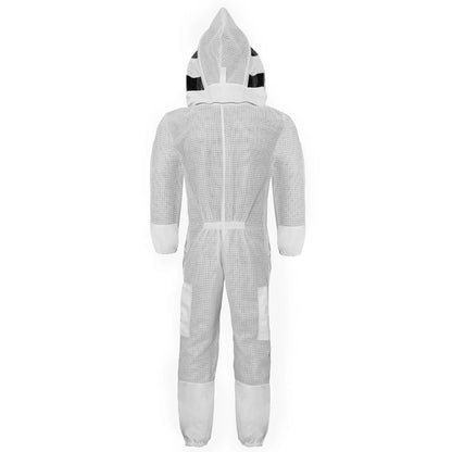 White Beekeeping Suit with Fencing Veil