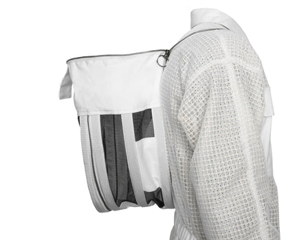 White Beekeeping Suit with Fencing Veil