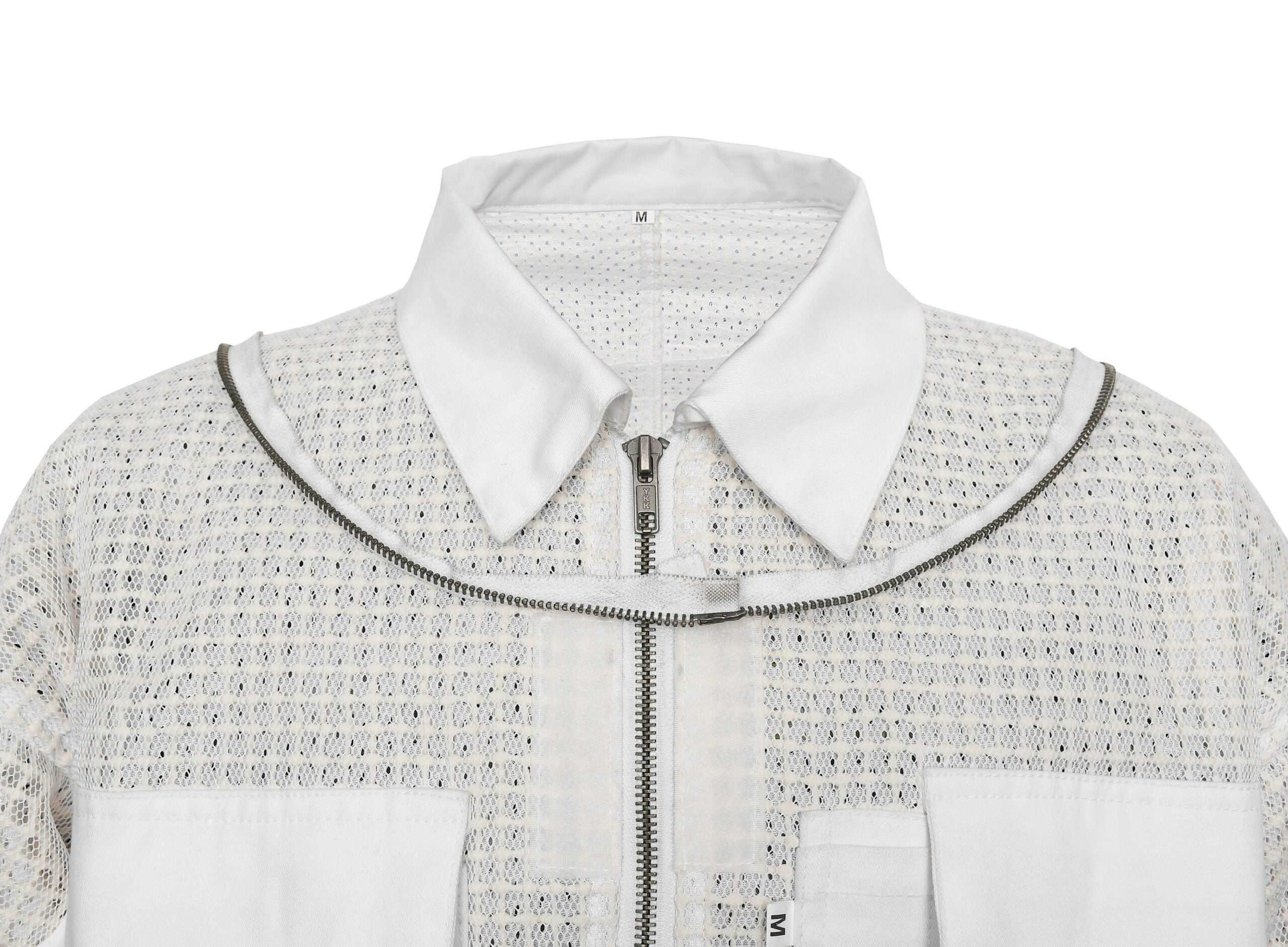 White Beekeeping Suit with Fencing Veil