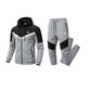 Men’s 2-Piece Hooded Tracksuit – Full-Zip Jacket &amp; Jogging Sweatpants