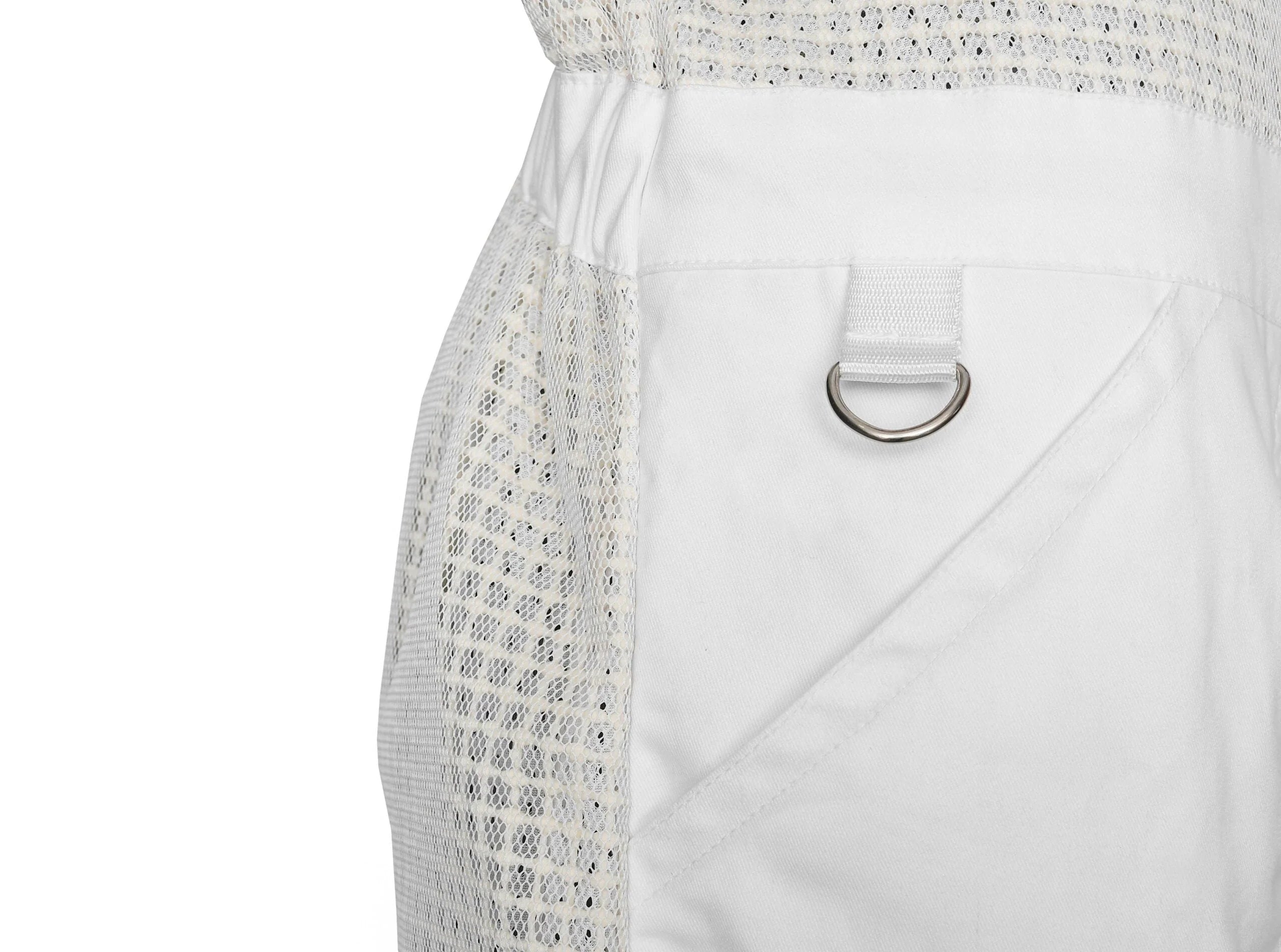 White Beekeeping Suit with Fencing Veil