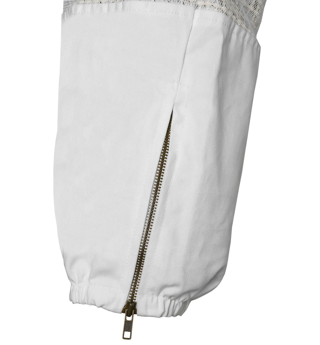 White Beekeeping Suit with Fencing Veil