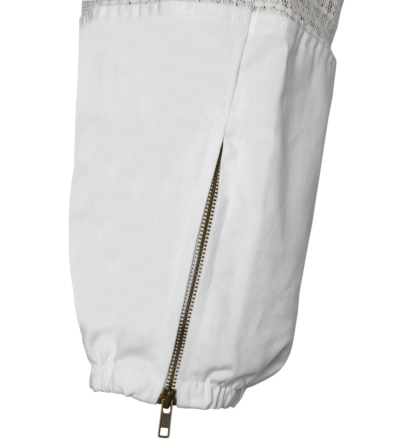 White Beekeeping Suit with Fencing Veil