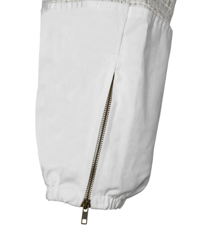 White Beekeeping Suit with Fencing Veil