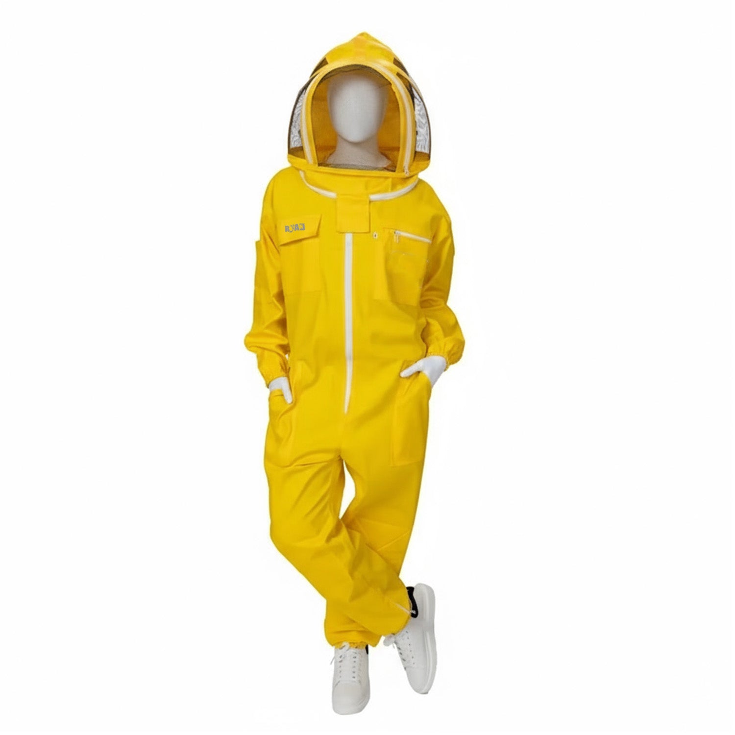 Yellow Beekeeping Suit with Fencing Veil