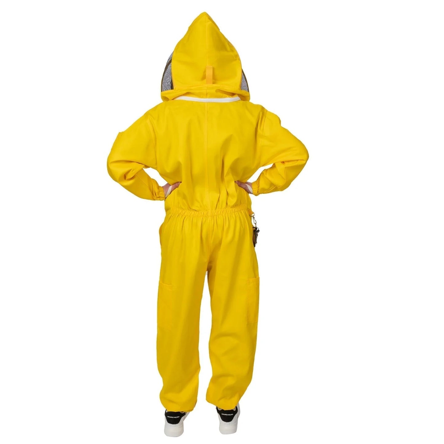 Yellow Beekeeping Suit with Fencing Veil