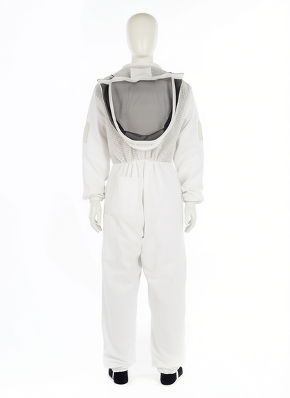 Premium Cotton Beekeeper Suit with Fencing Veil Professional Protection & Comfort