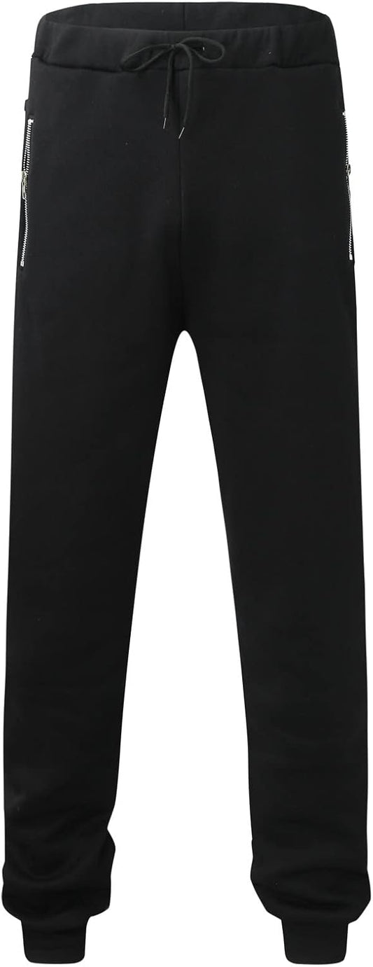 Men’s 2-Piece Cotton Tracksuit – Hoodie &amp; Sweatpants Set