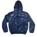 Dark Blue Shiny Nylon Jacket