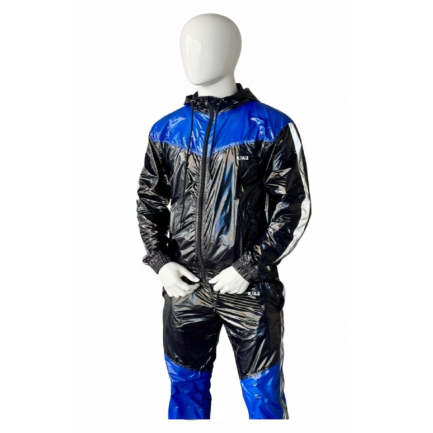 SUIT UP Reflective Nylon Tracksuit Set