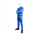 TOUCH UP Sleek Blue Nylon Tracksuit Set