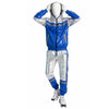 SHINE UP Reflective Blue & Silver Nylon Tracksuit Ryan Logo