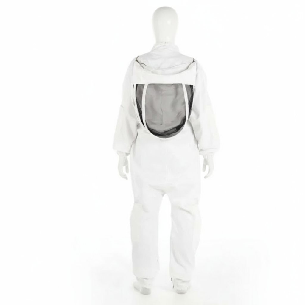 White Premium Cotton Beekeeper Suit