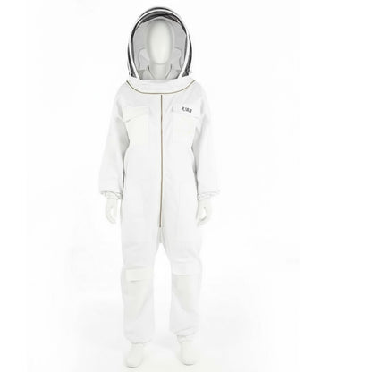 White Premium Cotton Beekeeper Suit