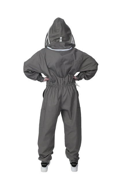 Gray Premium Cotton Beekeeper Suit