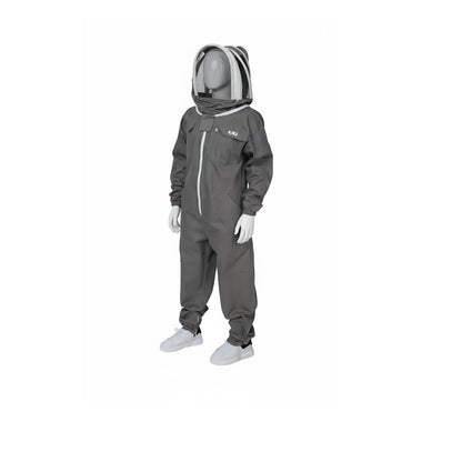 Gray Premium Cotton Beekeeper Suit