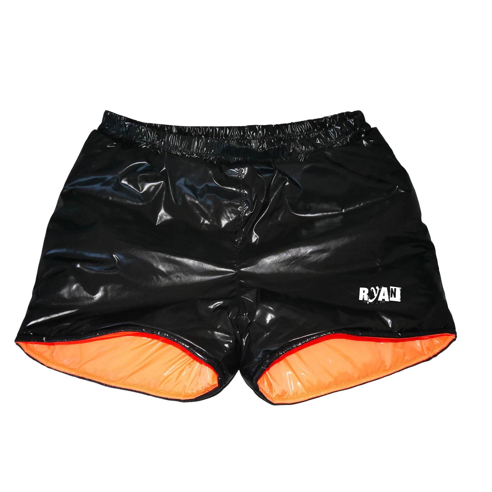 Shiny PVC Nylon Briefs  Elastic Comfort Fit