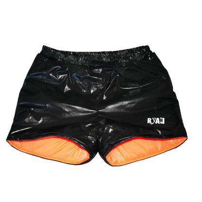 Shiny PVC Nylon Briefs  Elastic Comfort Fit