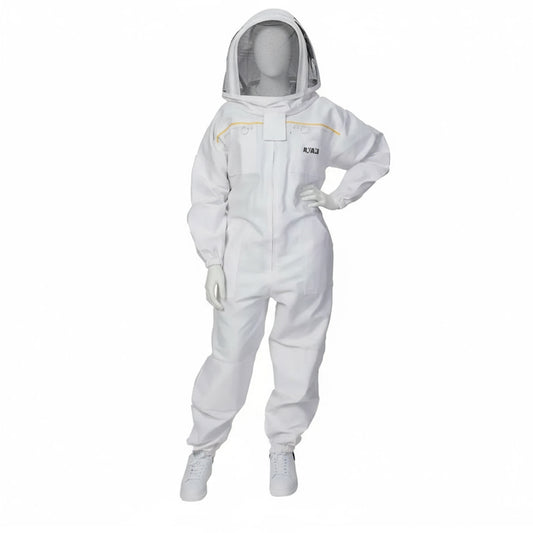 White  Premium Cotton Beekeeper Suit