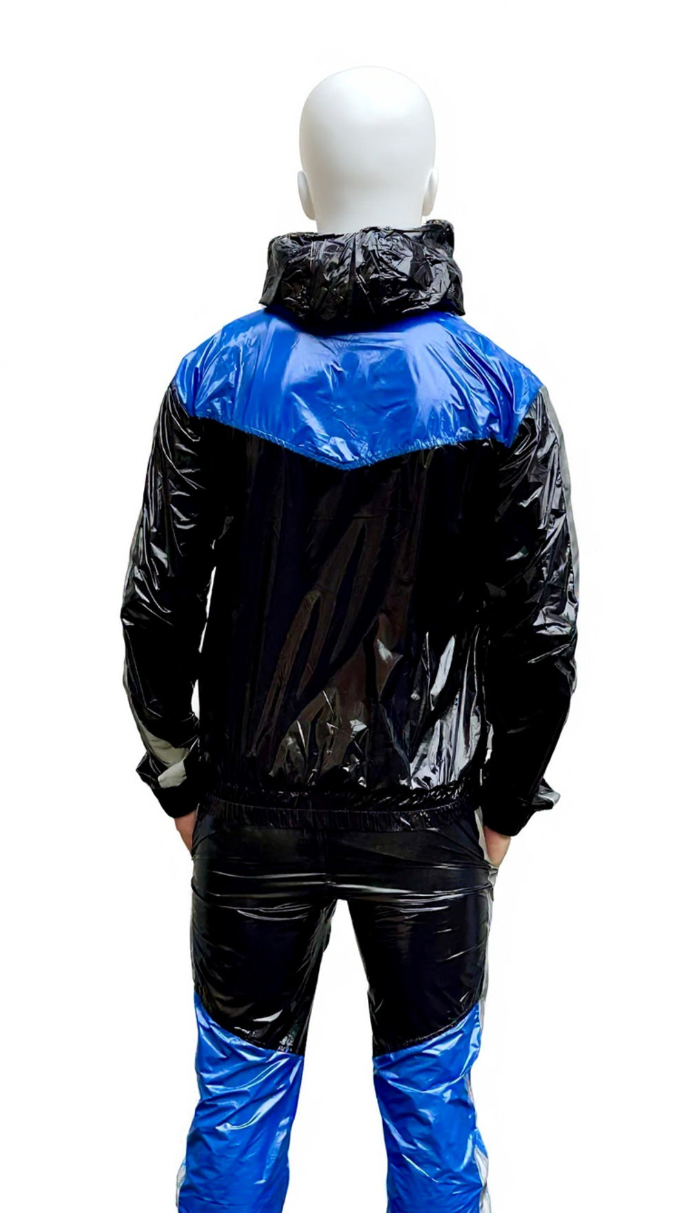 SUIT UP Reflective Nylon Tracksuit Set