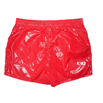 Shiny PVC Nylon Briefs  Elastic Comfort Fit