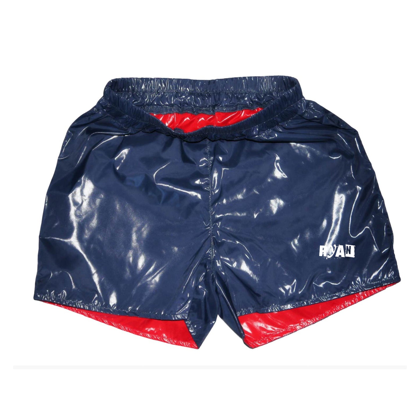 Shiny PVC Nylon Briefs  Elastic Comfort Fit