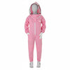 Children’s Pink Beekeeping Suit with Detachable Hood Safe