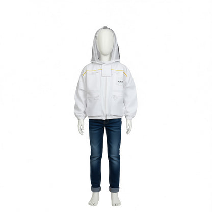 Pro 3-Layer Ventilated Beekeeper Jacket with Fencing Veil  Professional Protection