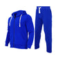Men’s Long Sleeve Hooded Tracksuit 2-Piece Jogging Sweat Suit