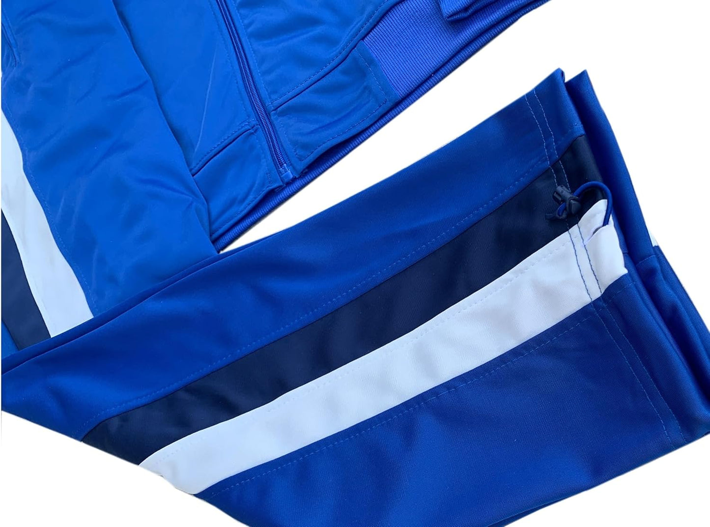 Men’s Retro Warm-Up Tracksuit  2-Piece Jacket &amp; Pants Set