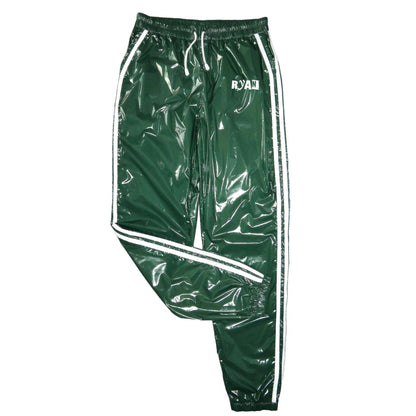Shiny Nylon Pants with Stripes – Sporty & Stylish Comfort