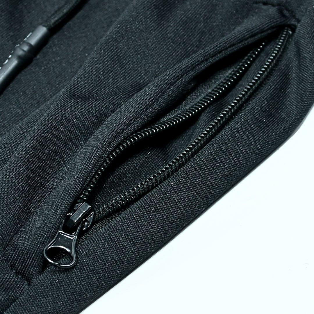 Hooded Zipper Tee &amp; Trouser Set