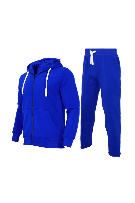 Men’s Long Sleeve Hooded Tracksuit 2-Piece Jogging Sweat Suit