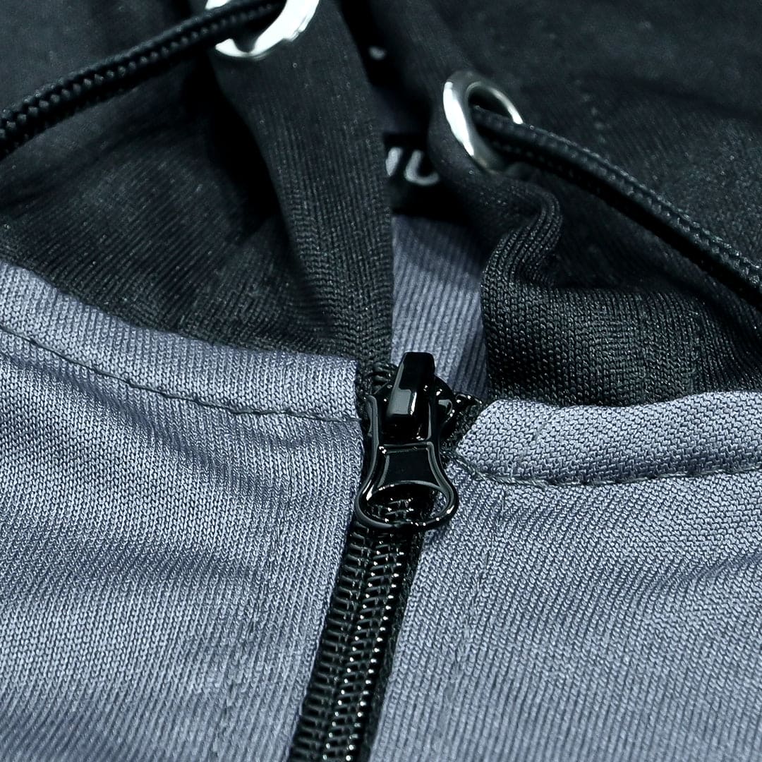 Hooded Zipper Tee &amp; Trouser Set
